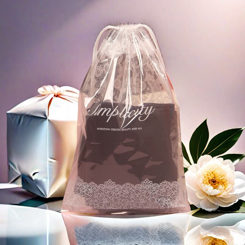 Primavera outono Leggings saco de embalagem forro de lã meia-calça saco toalha calcinha meias transparente saco de cordã