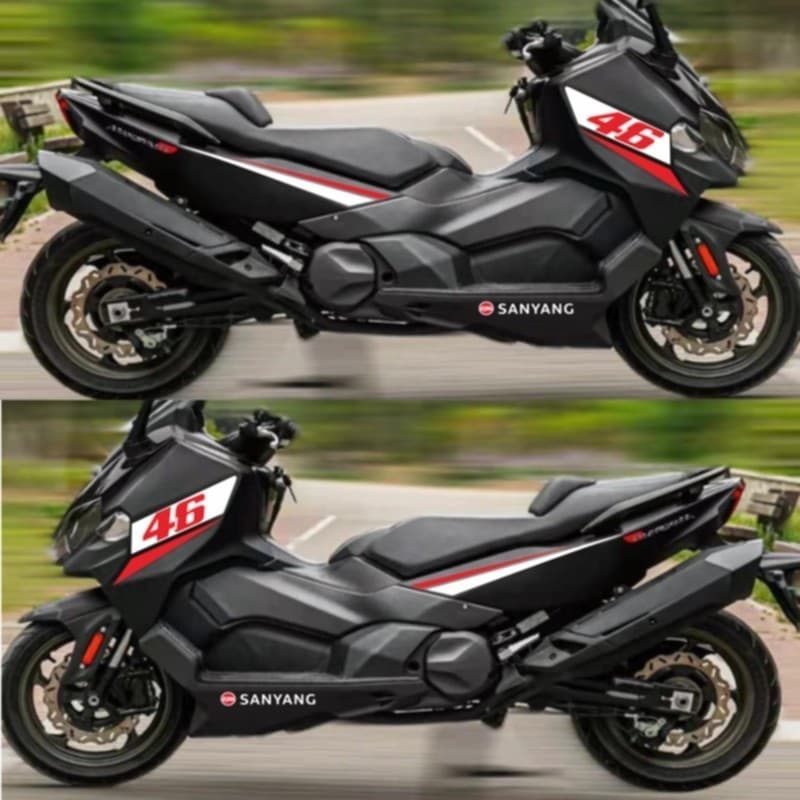 Criativo Decorativo Latte Adequado Para Sanyang TL500 Adesivos SYM MAXSYM De Carro Decalques De Corpo Exclusivos Suprime