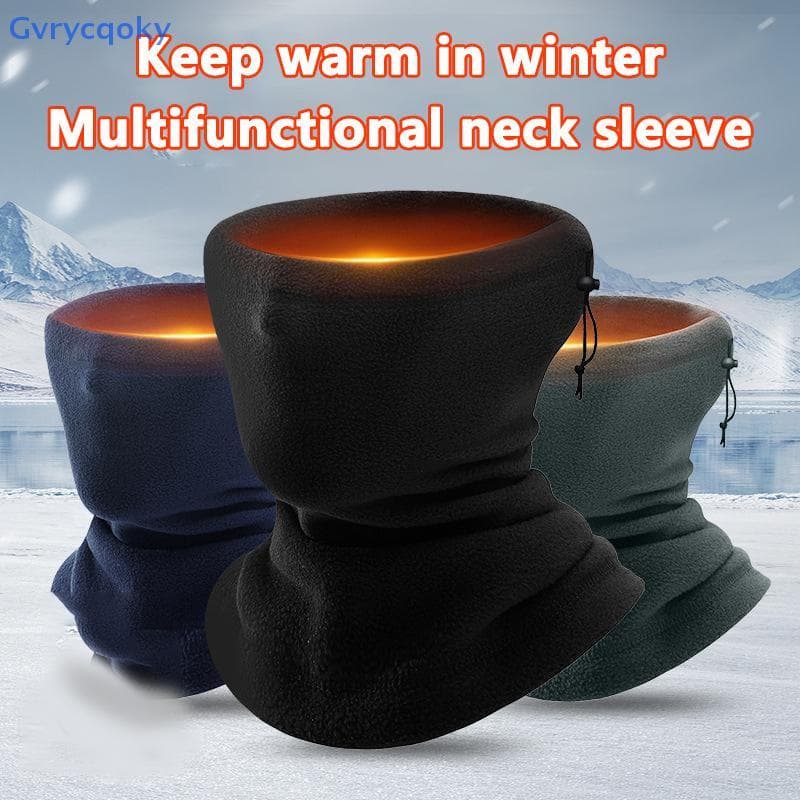 Gvrycqoky Inverno Quente Ciclismo Chapelaria Cachecol Polar Velo Ne Orelha Mais Máscaras Pesca Patinação Correndo Esport
