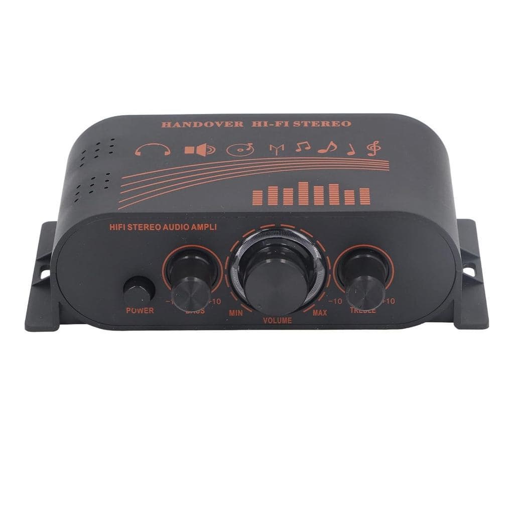 Mini amplificador HiFi, som estéreo claro, 40W x 2 canais, adequado para casa, carro, TV e alto-falantes de celular.