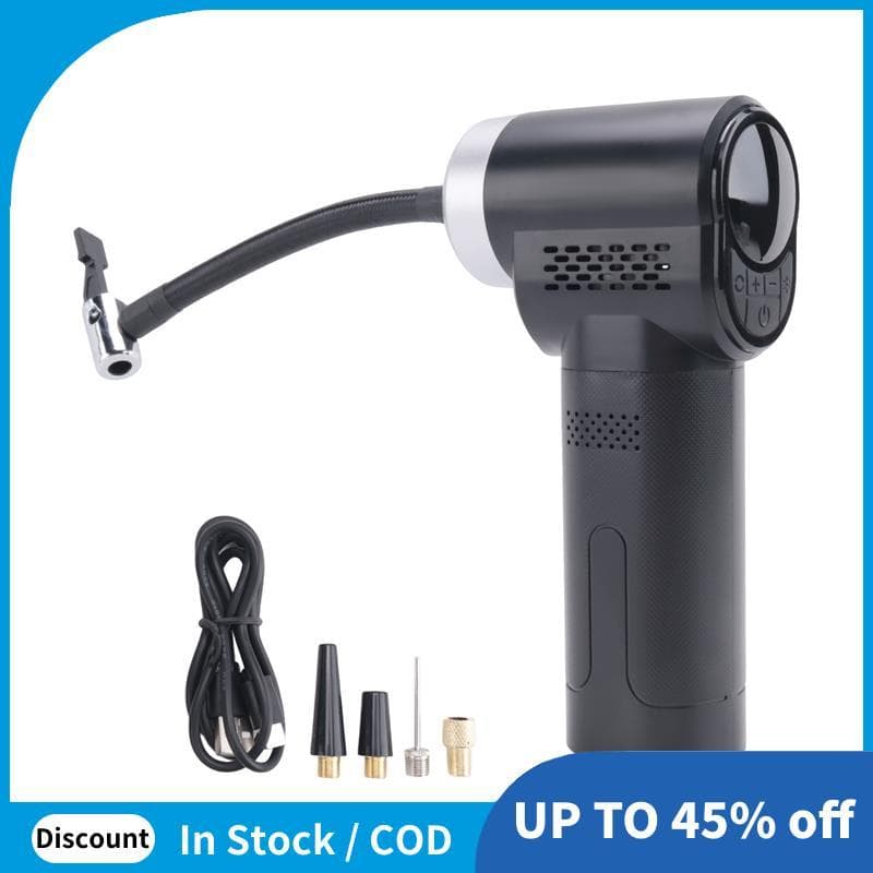 EAFC Compressor De Ar Portátil Sem Fio Ou Com Bomba Inflável Digital Inflador De Pneus Para Carro , Bicicleta , Bolas