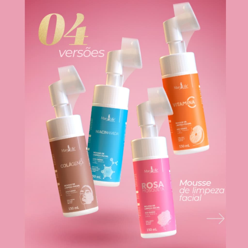 Kit 2 Sabonete facial Mousse Micelar Skin care Limpeza no Rosto Anti Oleosidade e Manchas