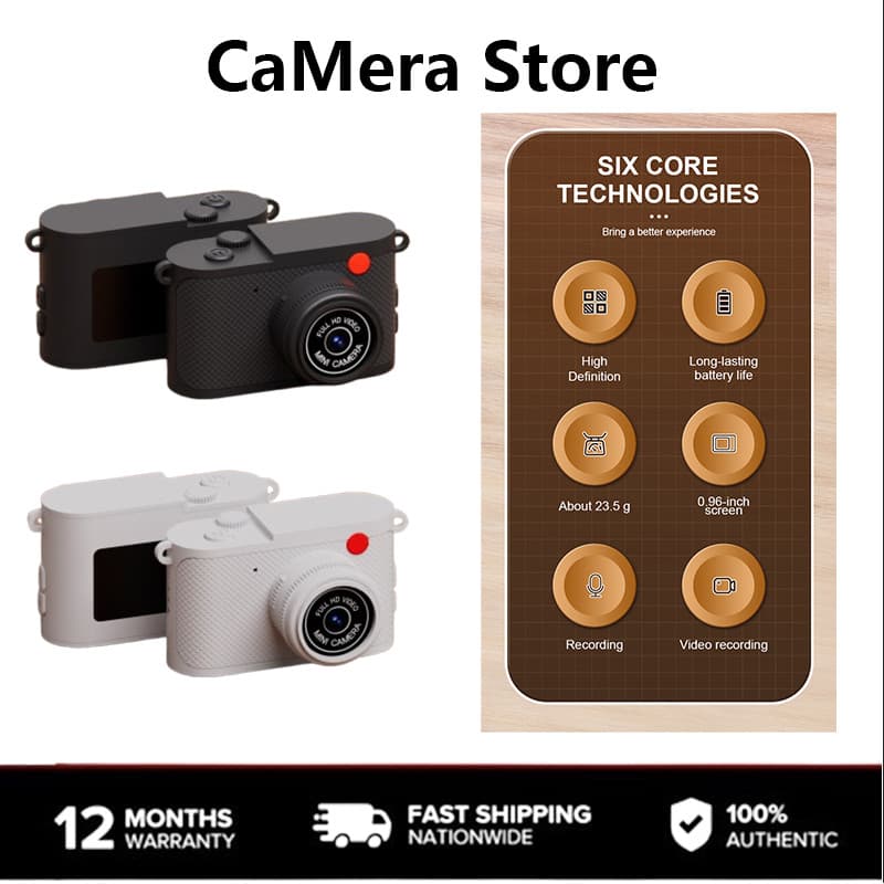 Camera Store DV05 Retro Polegar Pequena Câmera Estudante Gravação De Fotos Portátil HD Digital Tela De Fita