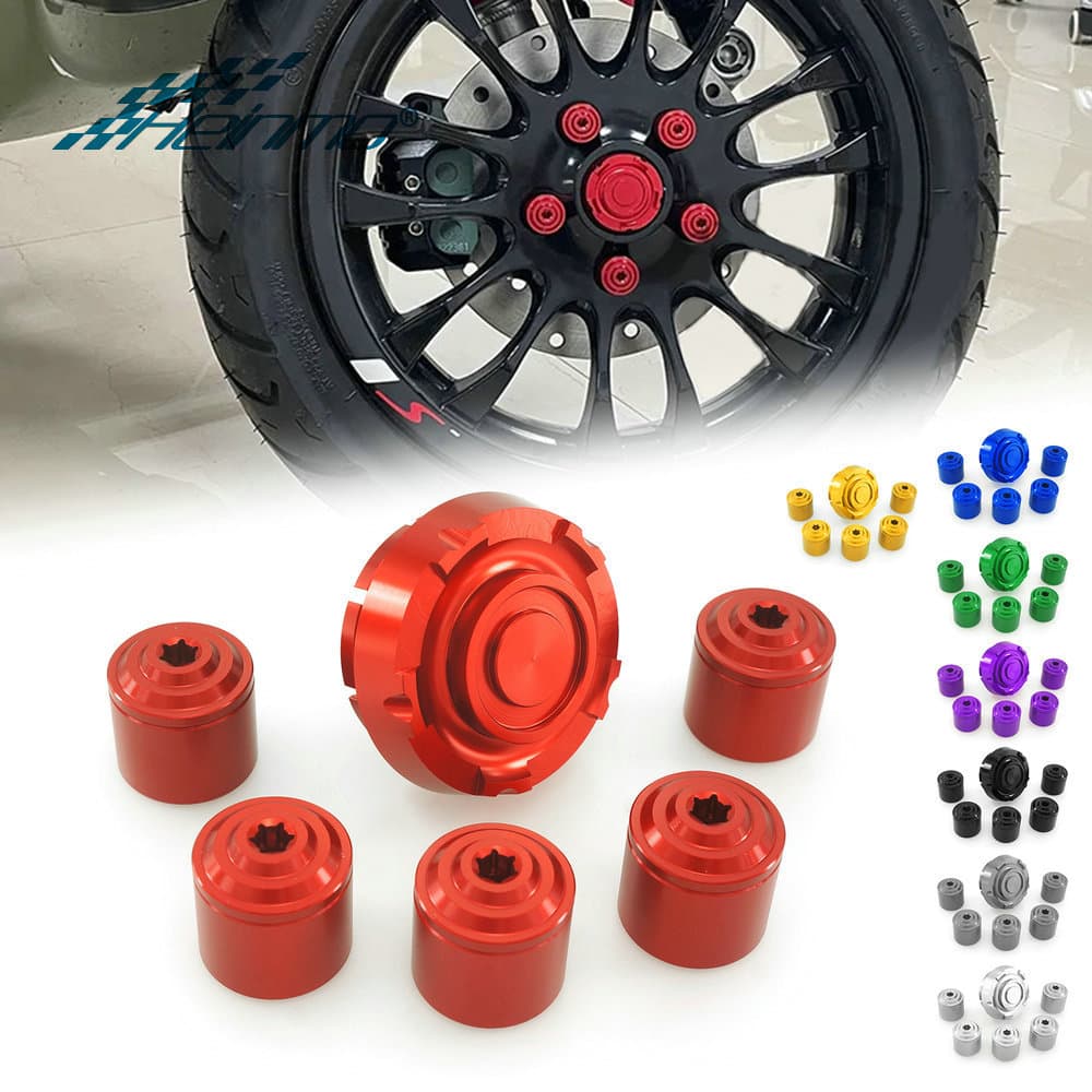 Para VESPA GTS 250 300 Sprint Primavera LX LXV 50 125 Scooter Calotas Tampa Lateral Da Roda