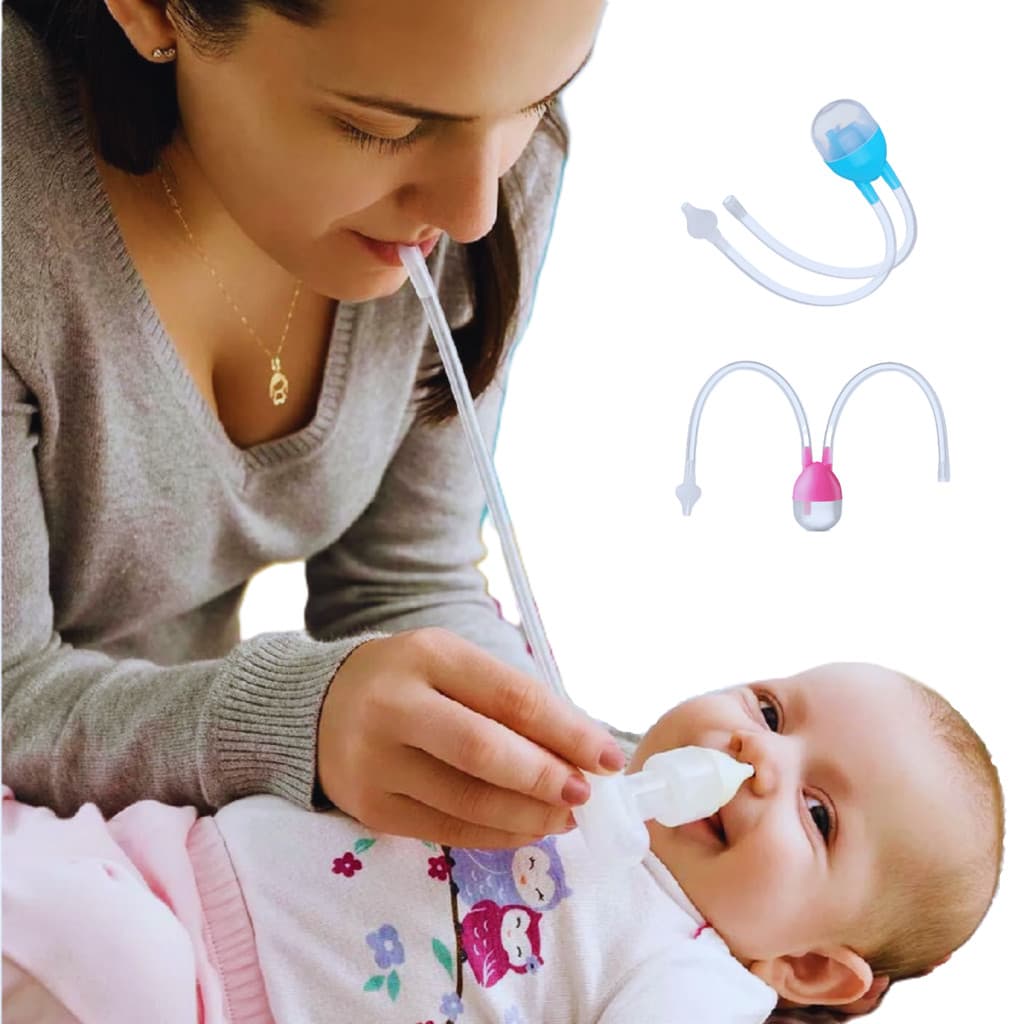 Aspirador Nasal Infantil Bebe Alivio Congestao Nasal Suga Catarro