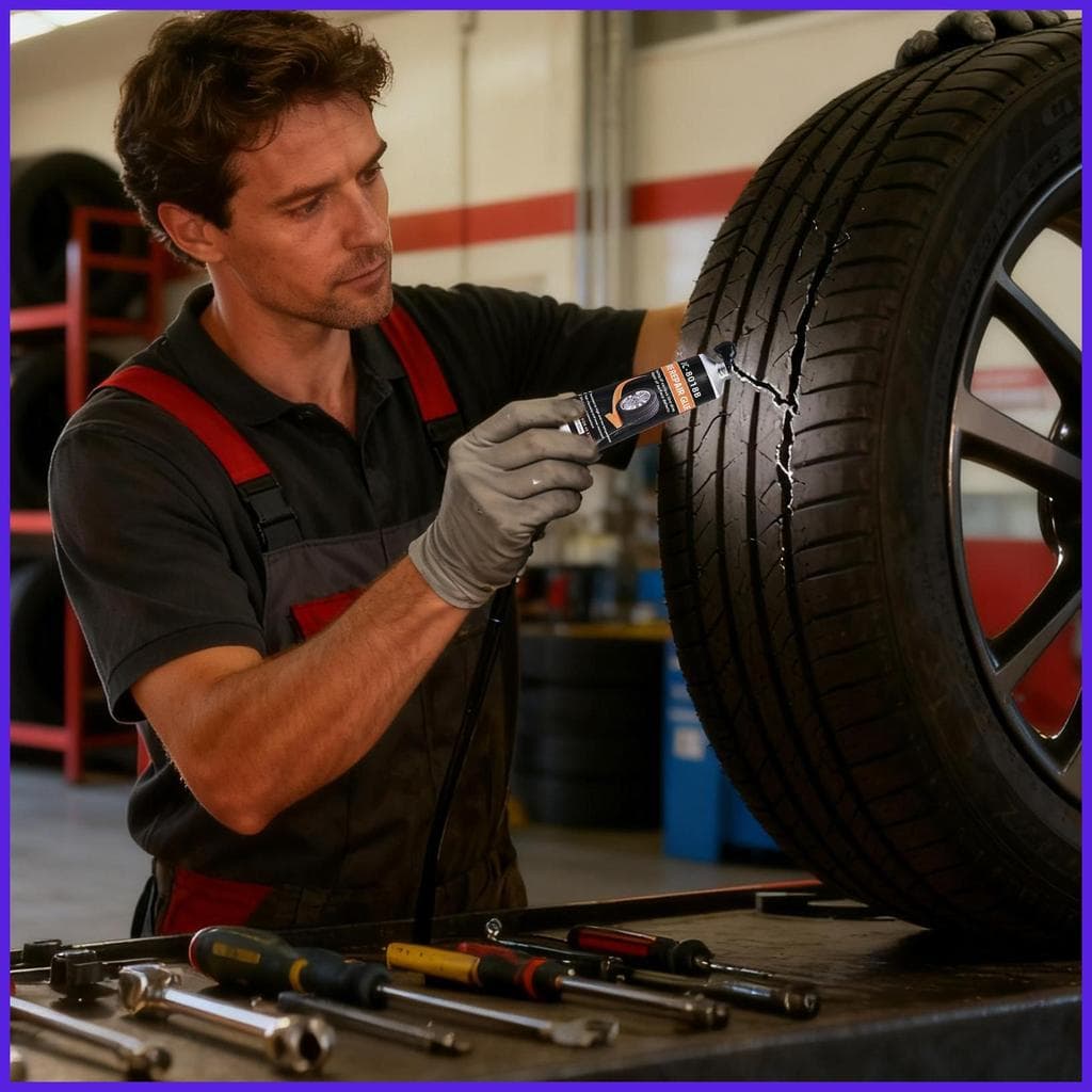 Kit De Ligação De Punção Para Reparo De Parede Lateral De Pneu , 30ml , Adesivo Resistente Roda De Carro , Bicicleta , M