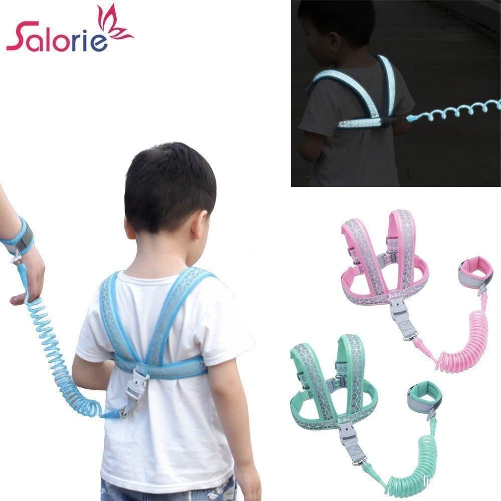 Salorie Colete Corda De Tração Anti-Perdida Arreios Infantis E Trelas Correia De Caminhada De Segurança Para Bebês 1.5m/
