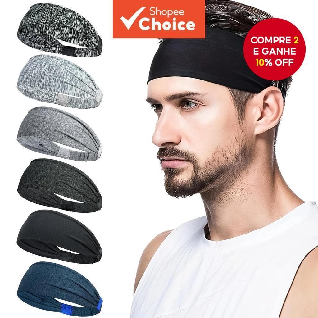 Tiaras Esportivas Para Homens E Mulheres – Faixas De Cabelo Suor De Ioga Academia , Elásticas Macias Ao Ar Livre