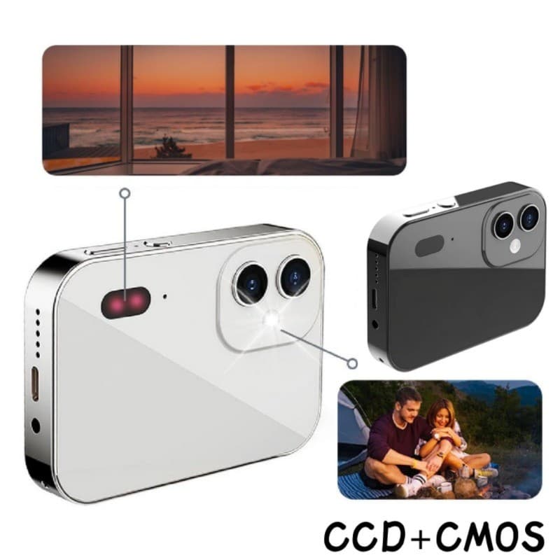 Câmera Digital 4k CCD Câmera De Vídeo Digital De 64 Mp E Transparente Capa Protetora Inclusa