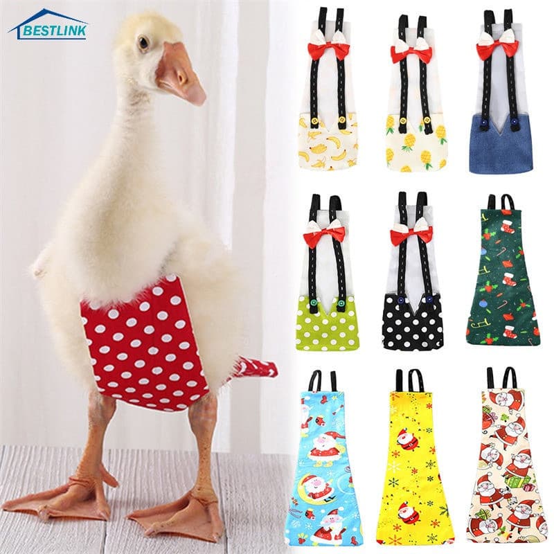 Fralda De Pato Bestlink2 Ganso Frango Reutilizável Lavável Com Nó De Arco Suprimentos