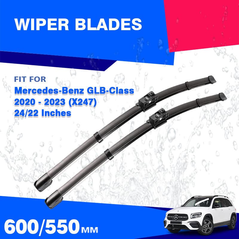 Para Mercedes Benz GLB X247 2019-2024 Lâminas De Limpador Dianteiro Pára-Brisa Winscreen Acessórios GLB180 GLB200 GLB250