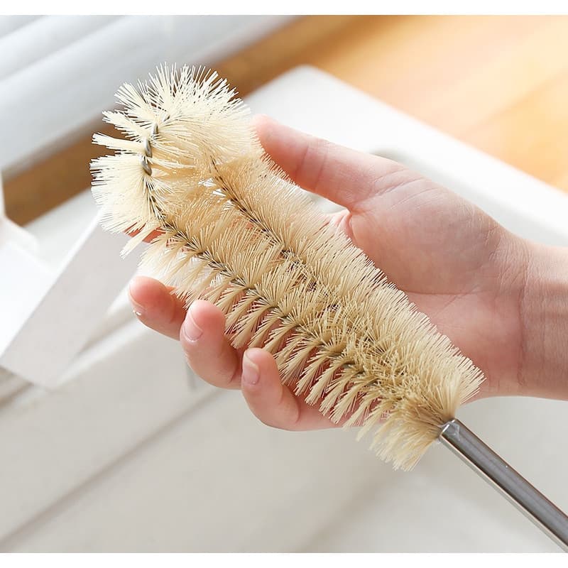 Escova De Limpeza De Garrafas De Cabo Longo Cozinha Bebida Copo Vidro WL-2544