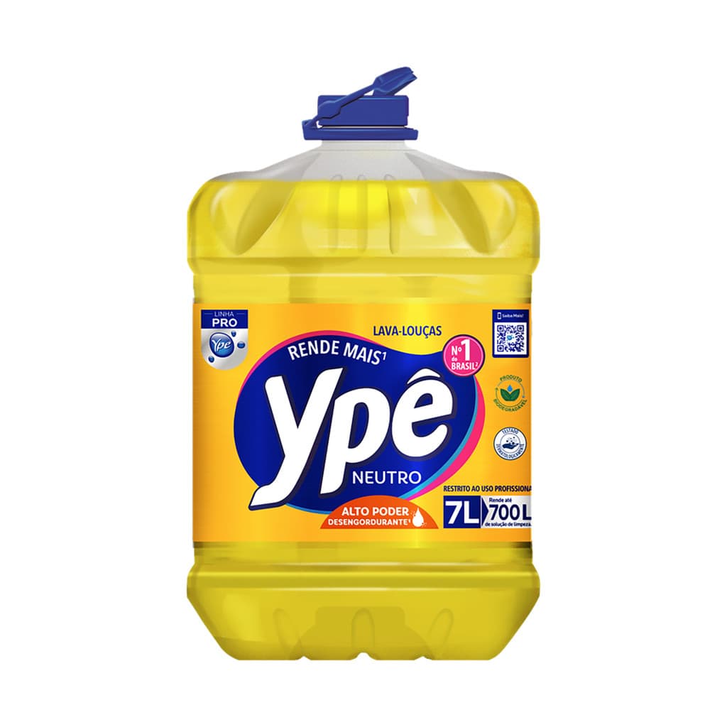 Detergente Líquido Neutro Ypê Pro - 7L