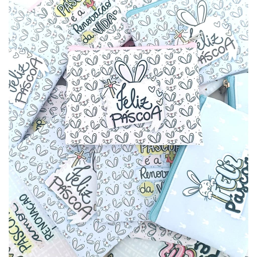 Necessaires Páscoa c/3 Lembrancinha