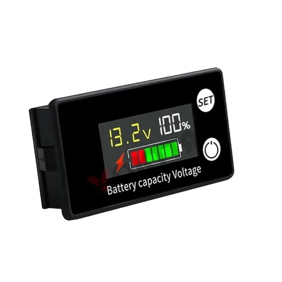 Voltímetro Digital Medidor Bateria 12v 24v 48v 72v