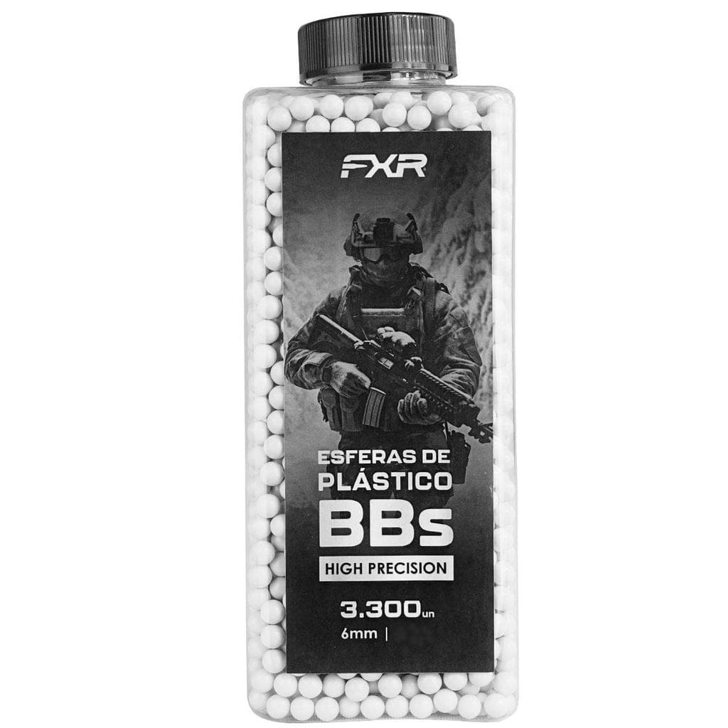 Esferas BBs 3300un Airsoft Rifles 6mm Fixxar High Precision