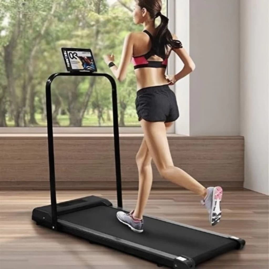 Esteira Elétrica Portátil Fitness Residencial Até 120 kg Velocidade 0-8km/h (127V/220V)