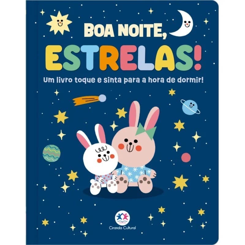 Livro Toque e Sinta para a Hora de Dormir - Boa Noite, Estrelas!