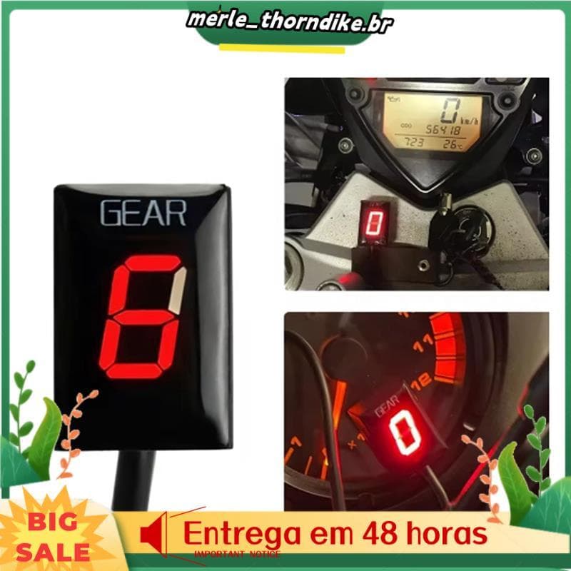 Motocicleta LED Instrumento Engrenagem Display Digital forSuzuki GSX1400 GSF650 GSF1250 RM-Z250 VZ800