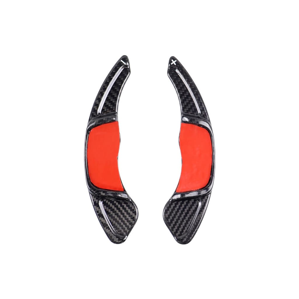 Adequado para 13-17 Volkswagen Golf 7 pás de mudança de volante fibra de carbono modificação Interior do carro acessório