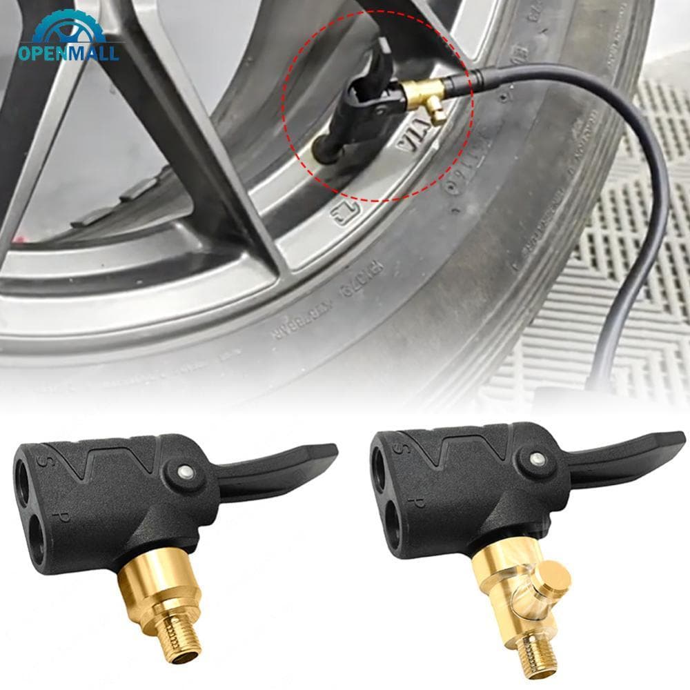 OPENMALL Multi-Função Pneu De Carro Mandril De Ar Inflator Bomba Válvula Conector De Roda De Adaptador De Clipe De Latão