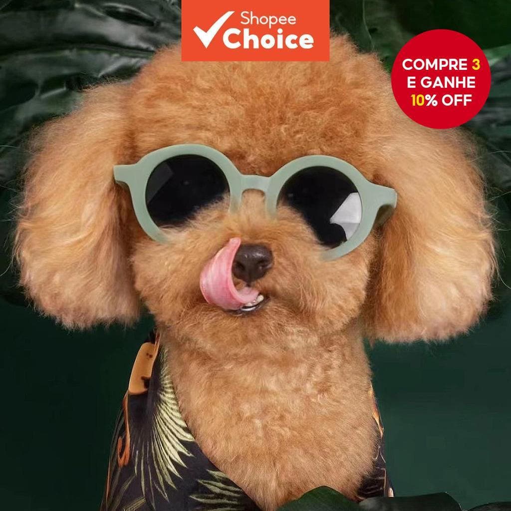Óculos de Sol para Animais de Estimação com Estilo Peculiar, Adequados para Gatos/Cães, Óculos para Cães