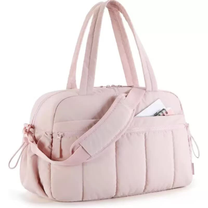 Bolsa de Viagem de Grande Capacidade, Nova Bolsa de Armazenamento de Bagagem Leve para Mulheres, Bolsa de Esportes ao Ar