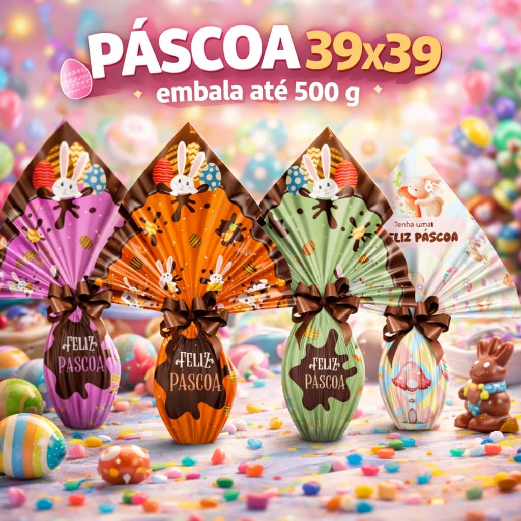 Saco Pratic 39x39 Para Embalar Ovo até 500 g 25 Unid