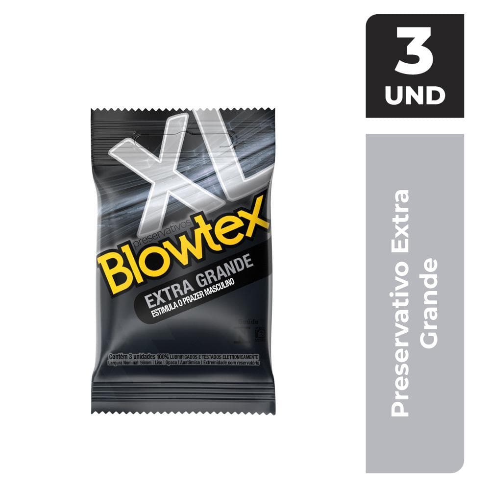 Preservativo Blowtex Extra Grande 3un