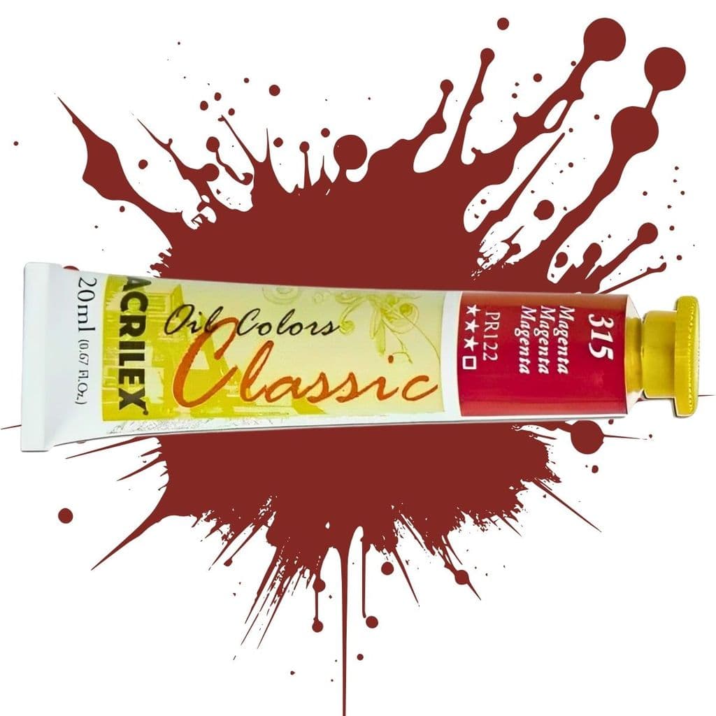 Tinta Oil Colors 20ml 315 - Magenta