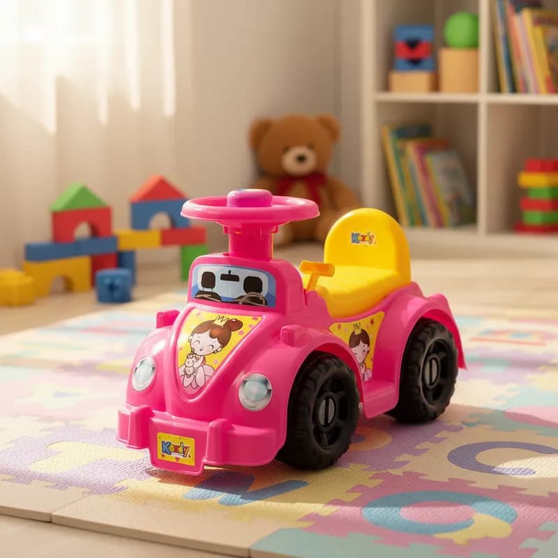 Carrinho Andador Interativo Ketokinha Princesa Musical Estímulo Motor Brinquedo Menina Buzina Sonora