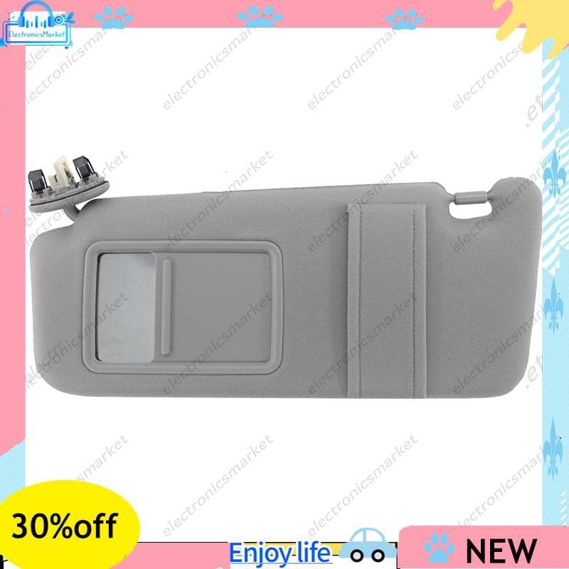 Sombra De Viseira Solar Cinza Do Carro Lado Esquerdo Para 2007 2008 2009 2010 2011 Com Teto E Luzes