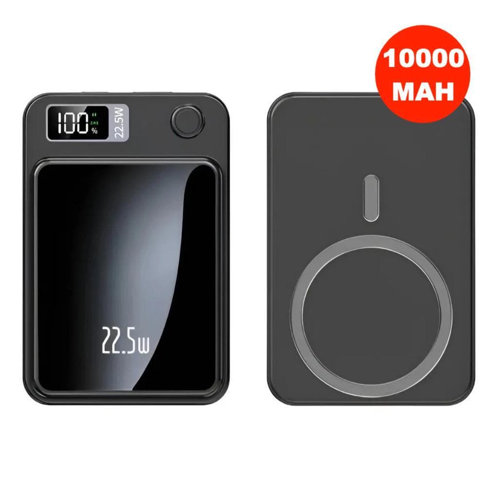 Carregador Portátil 10000 mAh 22.5W Para iPhone , Powerbank De Indução Magsafe