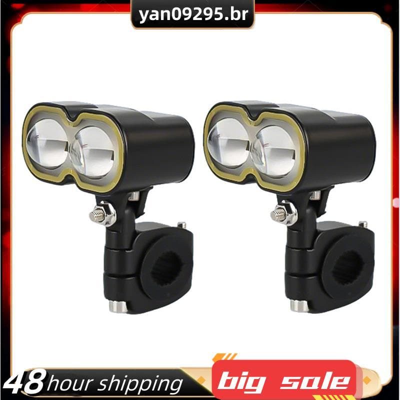 Alto Brilho Para Luzes De Condução De Motocicleta , Feixe/Baixo , Holofote Auxiliar Externo Modificado Motocicletas