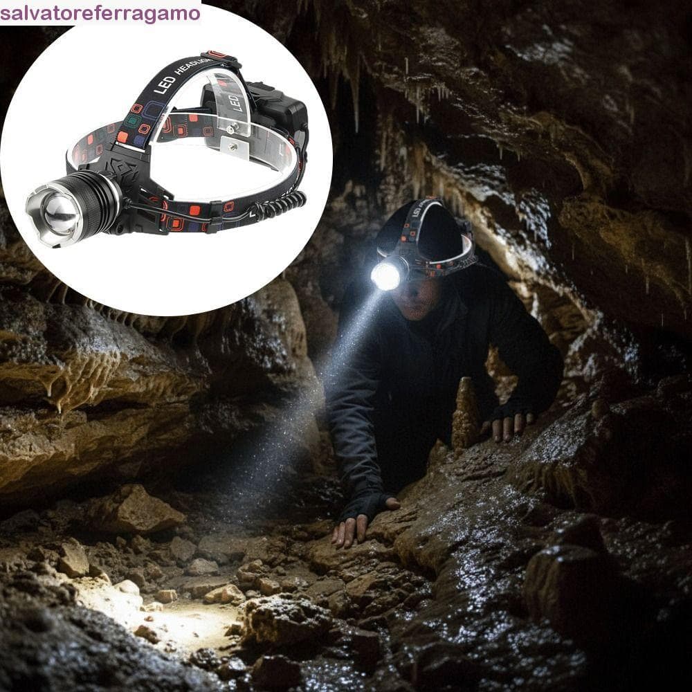 Farol Recarregável USB SALVATOREFERRAGAMO , Design À Prova D'água 3 Modos De Iluminação De Liga De Alumínio