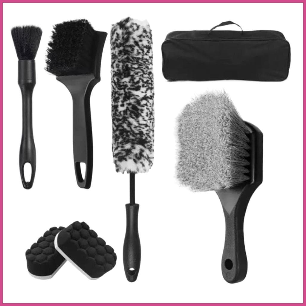 Kit De Limpeza De Rodas , Remoção De Manchas , Ferramentas À Prova De Arranhões , Escova Para De Veículos Casa , Garagem