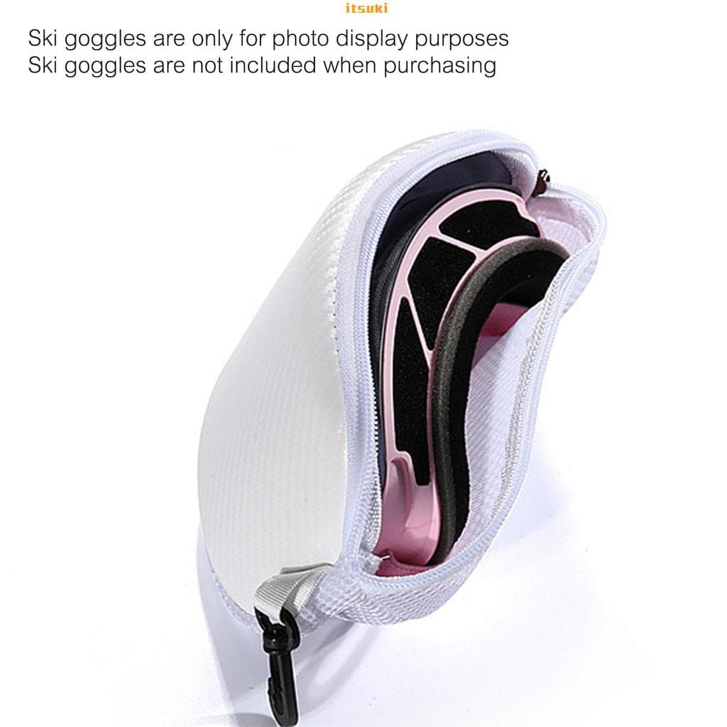 Estojo Para Óculos De Neve Em Formato De Arco-Caixa À Prova D'água Com Gancho Esqui , Snowboard