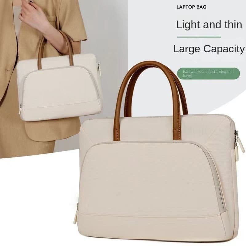 Bolsa Para Notebook Moda Simples À Prova D'água De Choque Adequada 13,3 14,1 15,6 Polegadas