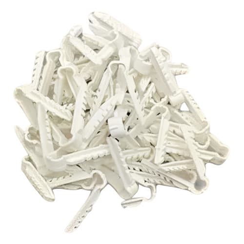 100pcs Bucha Clamp Fixa Cabo para Fio 4mm ou 6mm Abraçadeira Organizadora Elétrica Profissional