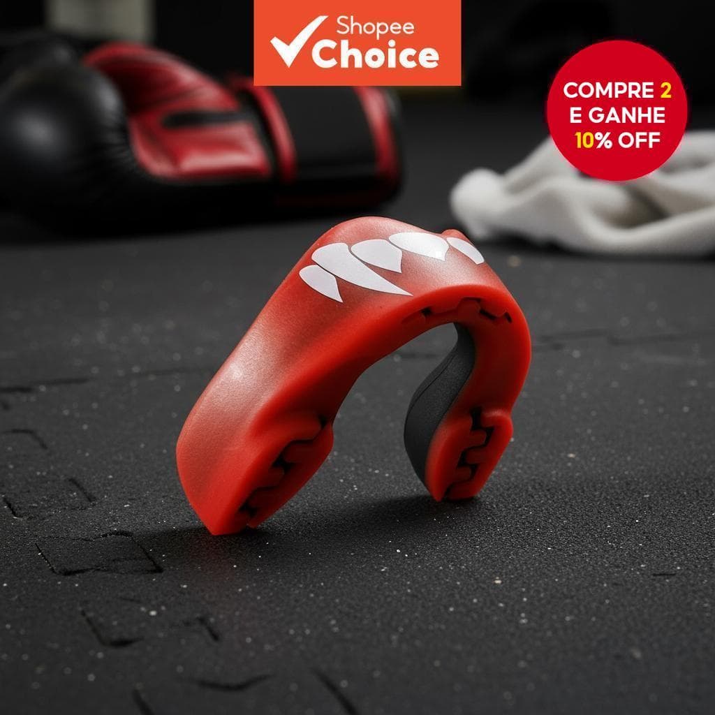  Protetor Bucal Profissional para Homens: Boxe, Sanda, Luta, Basquete, Muay Thai, Treinamento - Braçadeiras Esportivas