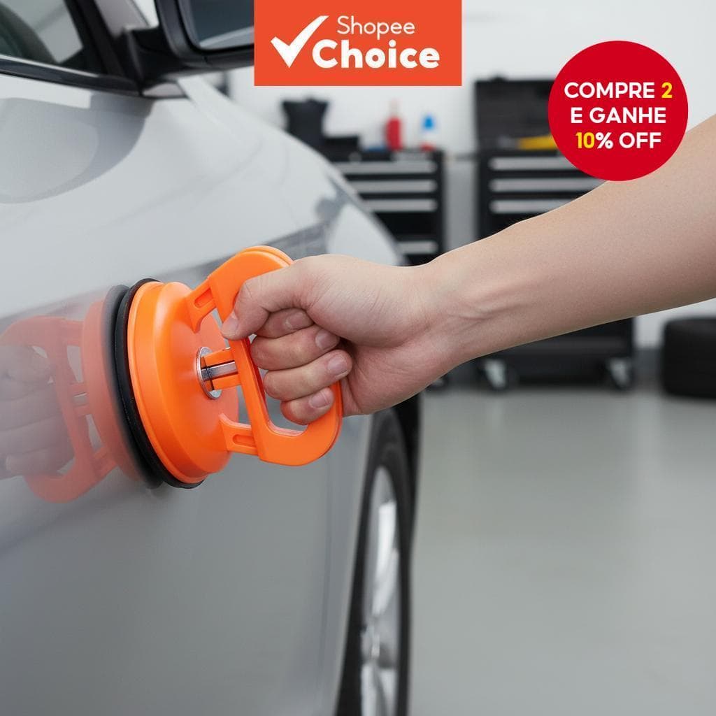  Removedor de Amassados de Carro de 2 Polegadas, Ventosa para Painel, Ferramenta de Sucção para Amassados Pequenos em