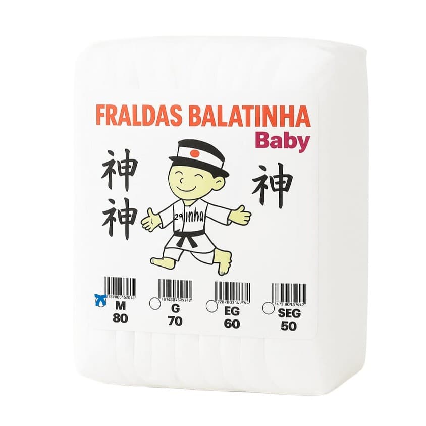 Fraldas Descartaveis Barato Segunda Linha BABY MEGA M C/80 - Entrega Rapida
