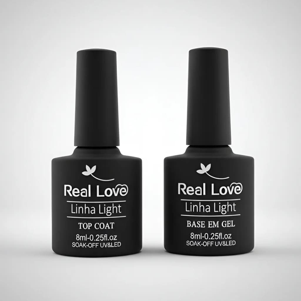 Base em Gel + Top Coat 8ml - Real Love