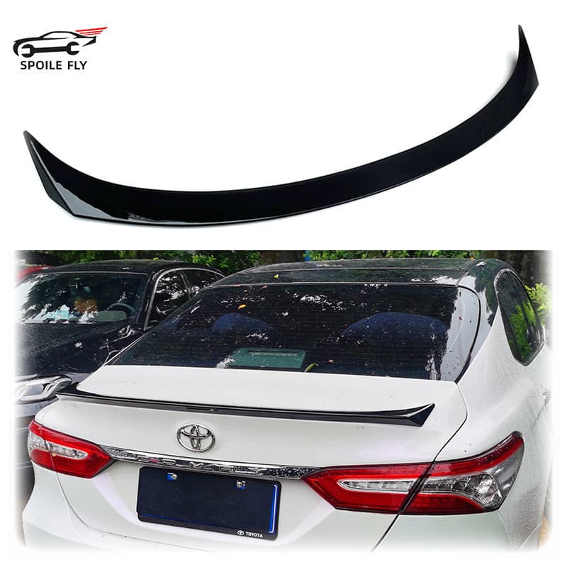 Para Toyota Camry 2018 2019 2020 2021 2022 De Alta Qualidade ABS Asa Traseira Spoiler Preto Brilhante Ou Fibra Carbono O