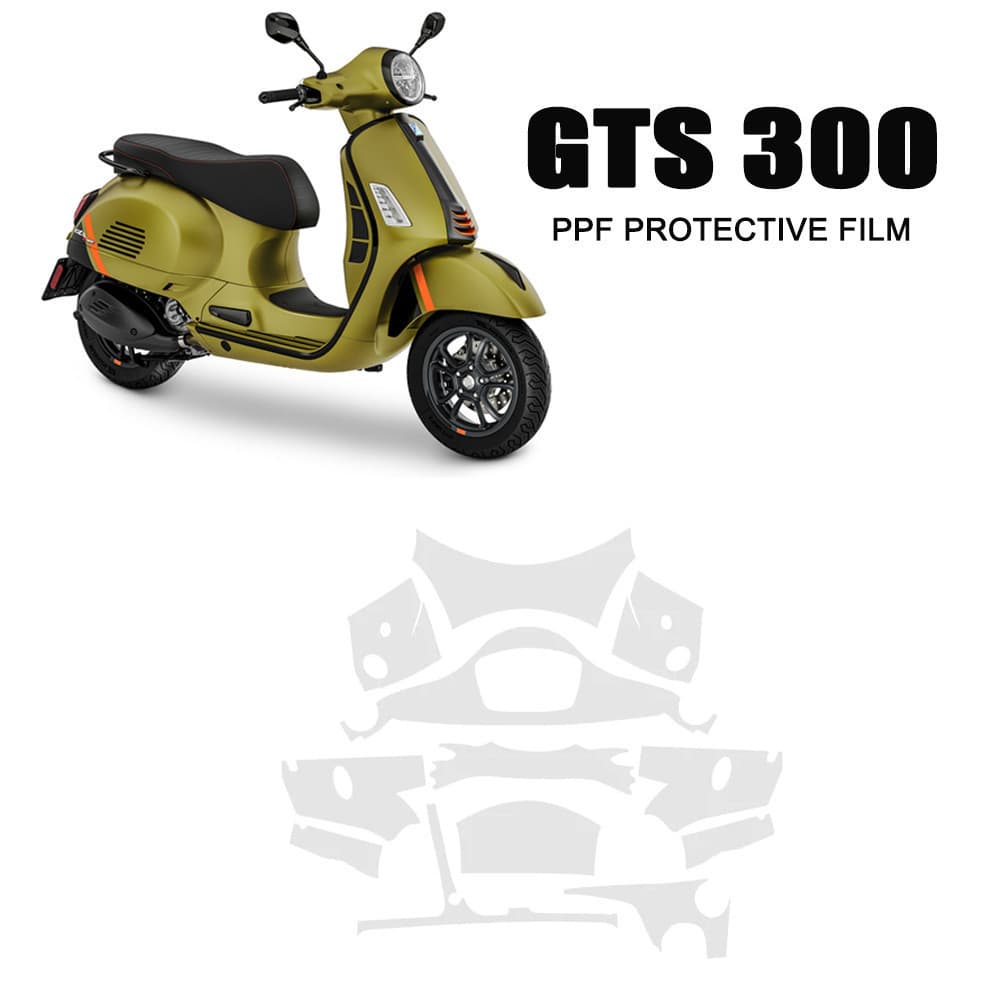Para Vespa GTS 300 GTS300 Peças PPF Conjunto Completo De Proteção Pintura Acessórios Da Motocicleta TPU Carenagem Do Cor