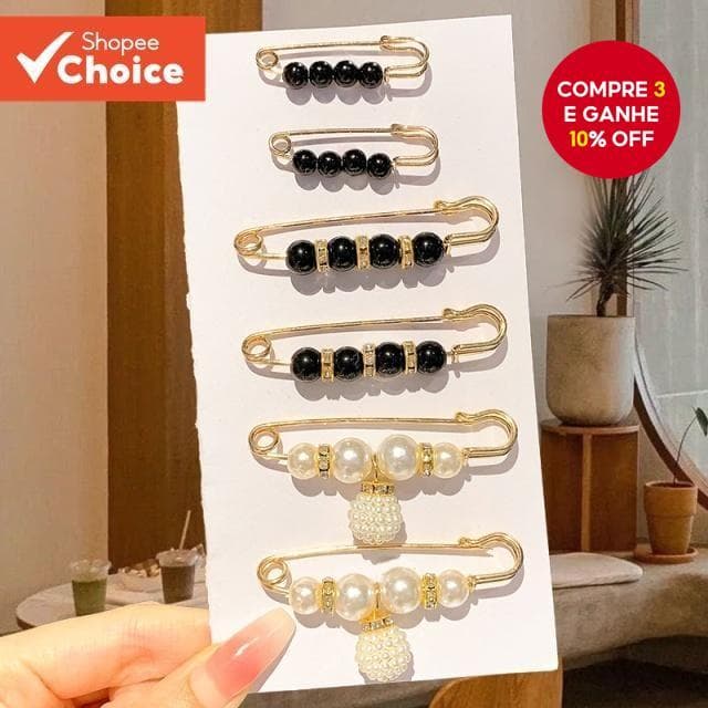 Nova Moda 6 Pçs Conjunto De Broche De Pérola Coreano Pinos De Cintura Liga Corsage Clipes Para Vestidos Cintos E Meias