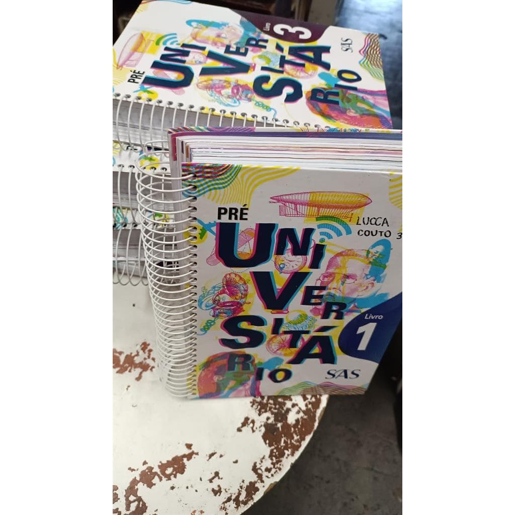 kit sas pré universitário 6 volumes  2020 autor sistema ari de sa  a11b1