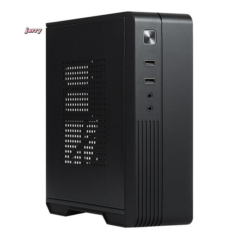 MX02 Mini ITX Computador Caso HTPC Host Chassis USB2.0 Gabinete Chassi De Controle Industrial Para Negócios