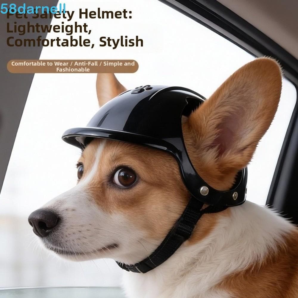 Capacete Para Animais De Estimação DARNELL , Arnês De Segurança Protetor Ajustável Cães , Tapete De Esponja Resistente A