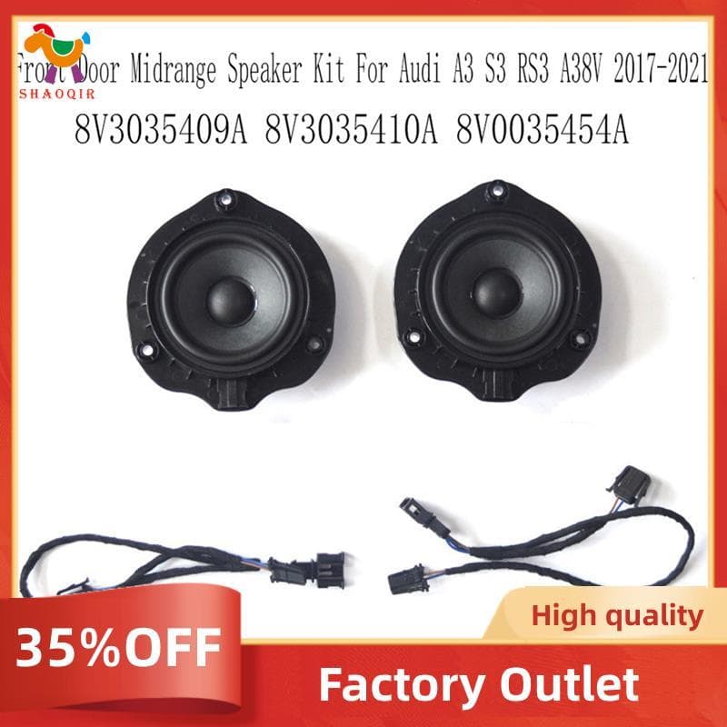 Kit De Alto-Falante Da Porta Dianteira Do Para RS3 8v0035454um 8V3035410A